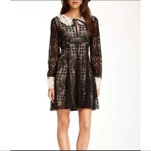 Free People Victorian Goth Lolita Babydoll Dress